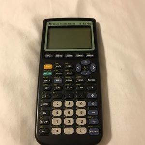 TI-83 Black calculator